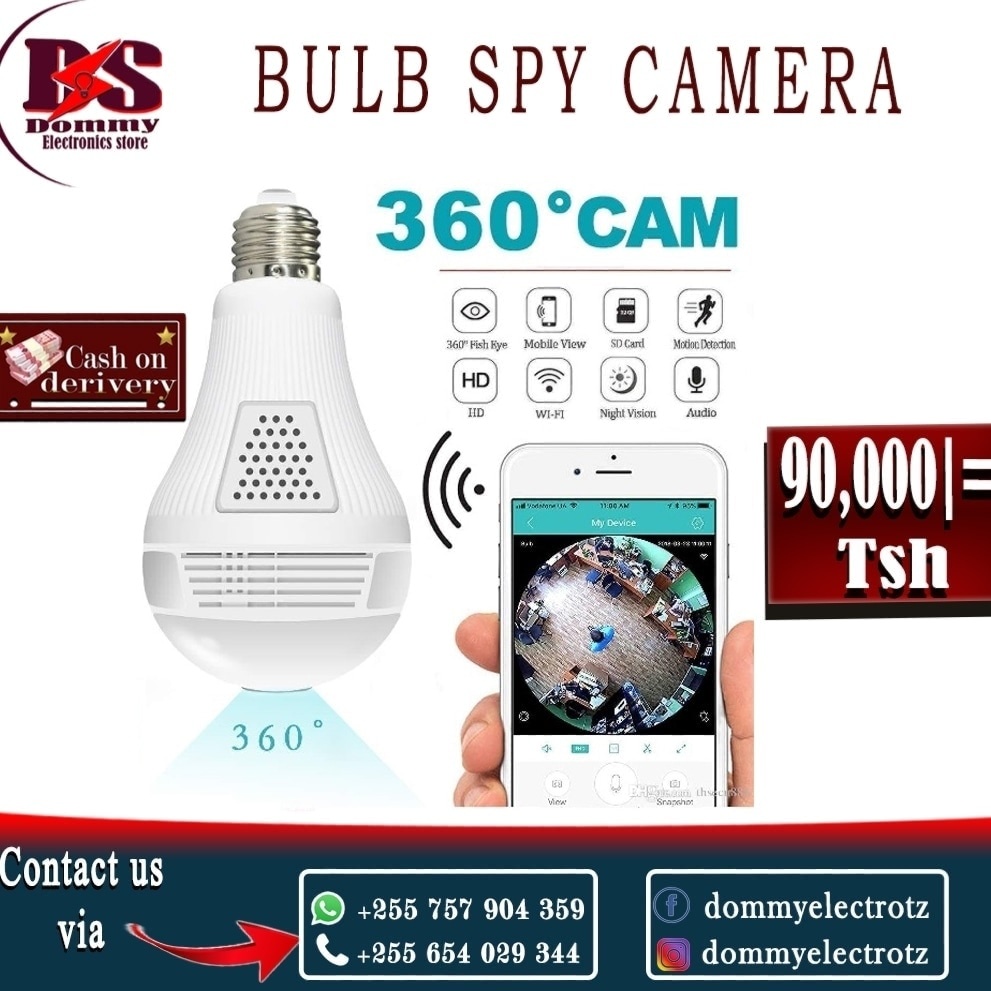 bulb spy camera