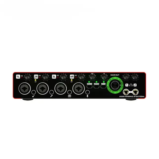 MD44 Audio Interface 4 Channel Sound Card